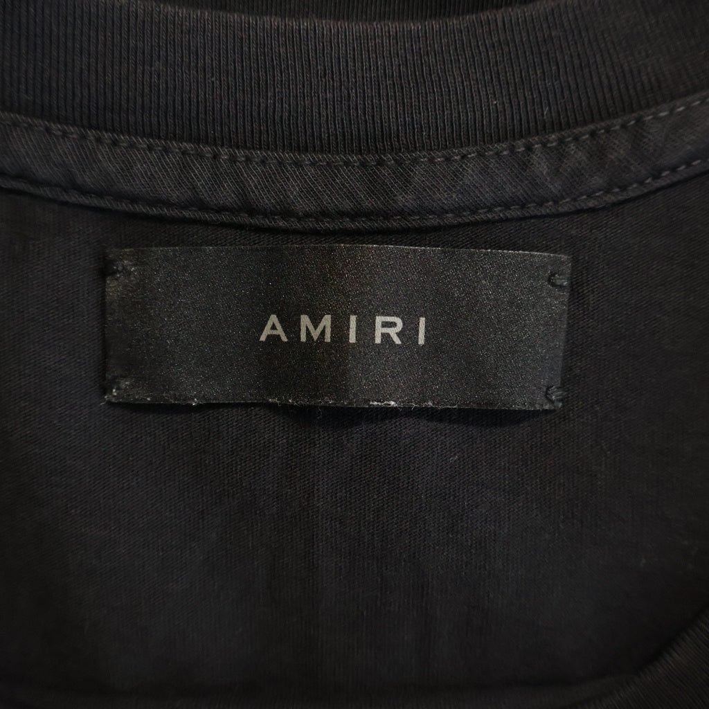 AMIRI(アミリ) アーミーリボン プリント半袖Tシャツ ブラック