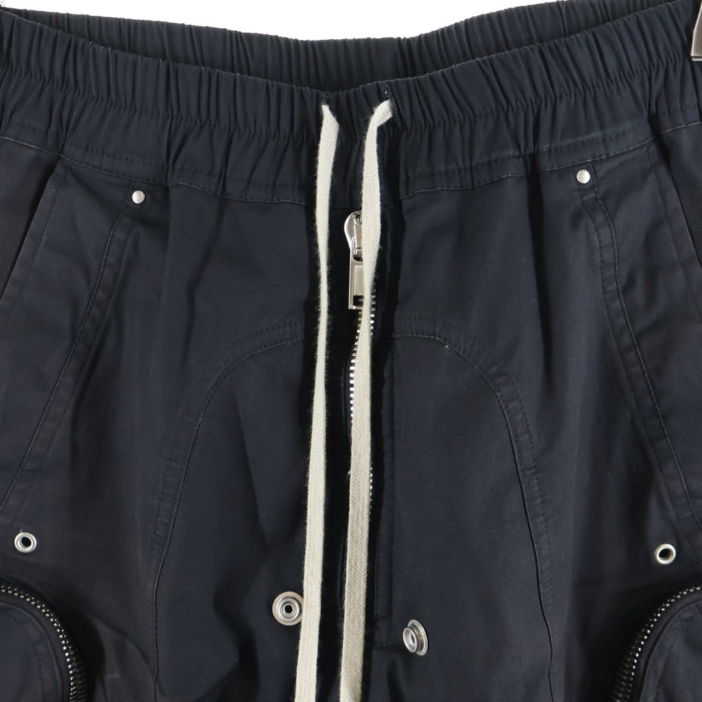 Rick Owens(リックオウエンス) 25SS BAUHAUS CARGO バウハウス カーゴパンツ ブラック RU01E5377-TE