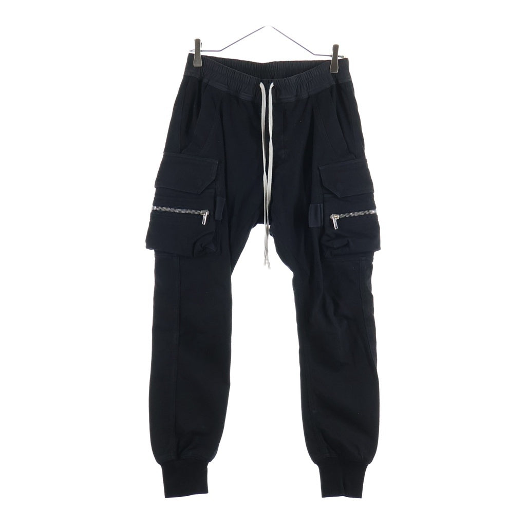 Rick Owens(リックオウエンス) 24SS MASTDON CARGO マストドンカーゴロングパンツ ブラック RU01D3396-BA