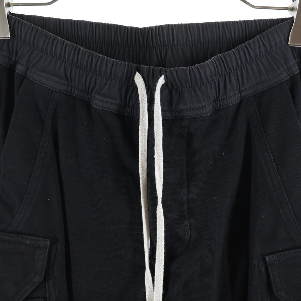 Rick Owens(リックオウエンス) 24SS MASTDON CARGO マストドンカーゴロングパンツ ブラック RU01D3396-BA