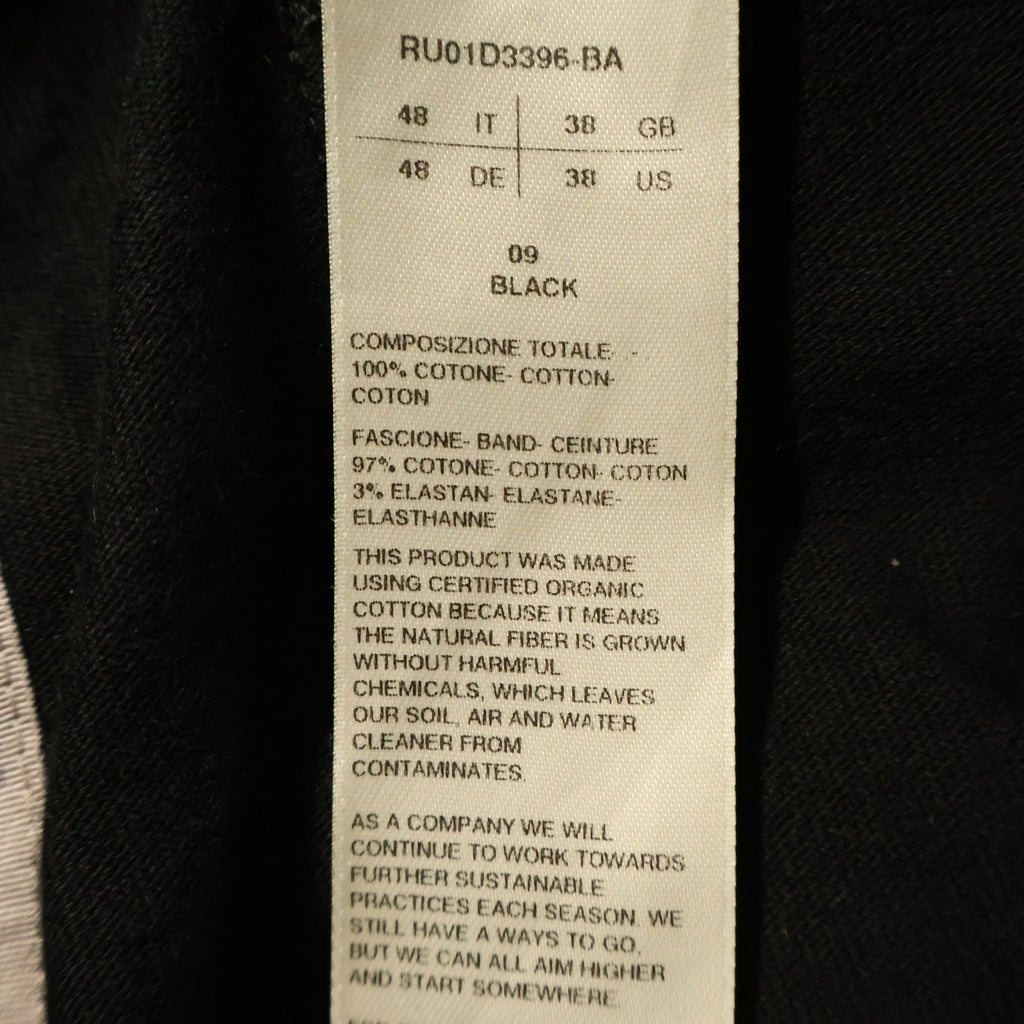 Rick Owens(リックオウエンス) 24SS MASTDON CARGO マストドンカーゴロングパンツ ブラック RU01D3396-BA