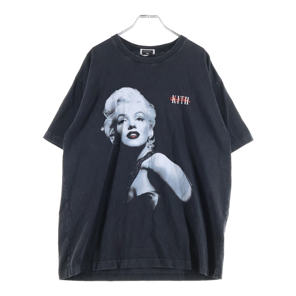 KITH(キス) 26ss x MARILYN MONROE GLAMOR VINTAGE TEE マリリンモンロー ヴィンテージ Tシャツ ブラック 26-073-060-0027-3-0