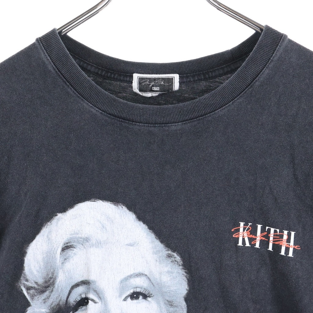 KITH(キス) 26ss x MARILYN MONROE GLAMOR VINTAGE TEE マリリンモンロー ヴィンテージ Tシャツ ブラック 26-073-060-0027-3-0