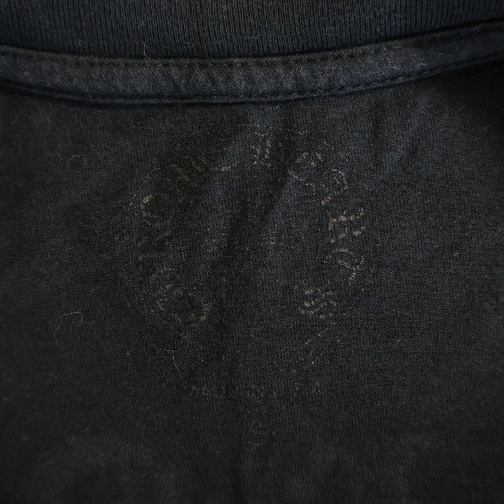CHROME HEARTS(クロムハーツ) VERTICAL LOGO S/S Tee バーティカルロゴプリント 半袖Tシャツカットソー ブラック