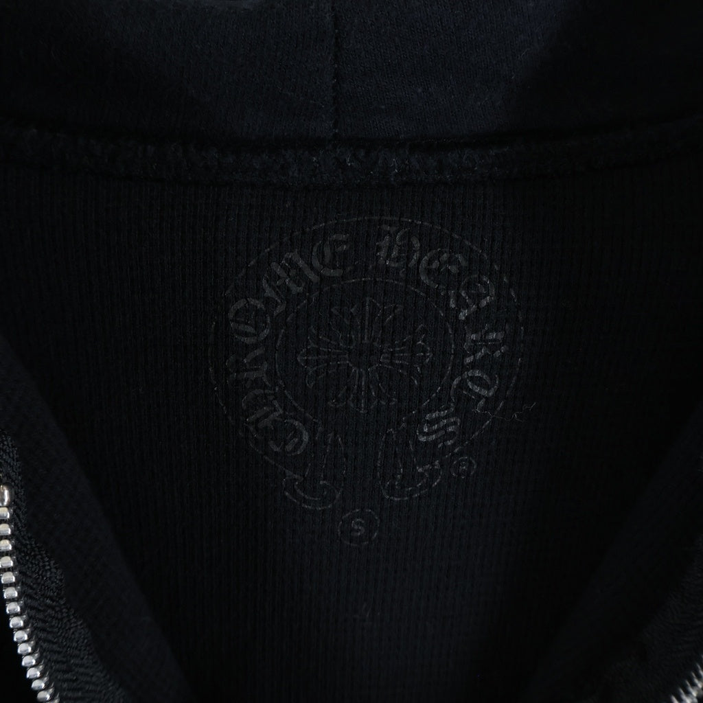 CHROME HEARTS(クロムハーツ) Cemetery Cross SWTSHRT HD ZIP セメタリークロスプリント ジップアップパーカー ブラック