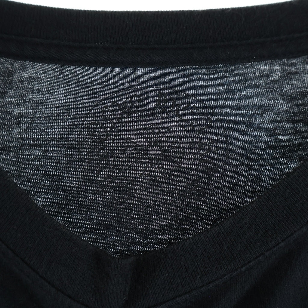 CHROME HEARTS(クロムハーツ) MLTCOL CEM CRS L/S Tee マルチカラー セメタリークロスプリント 長袖Tシャツ ブラック