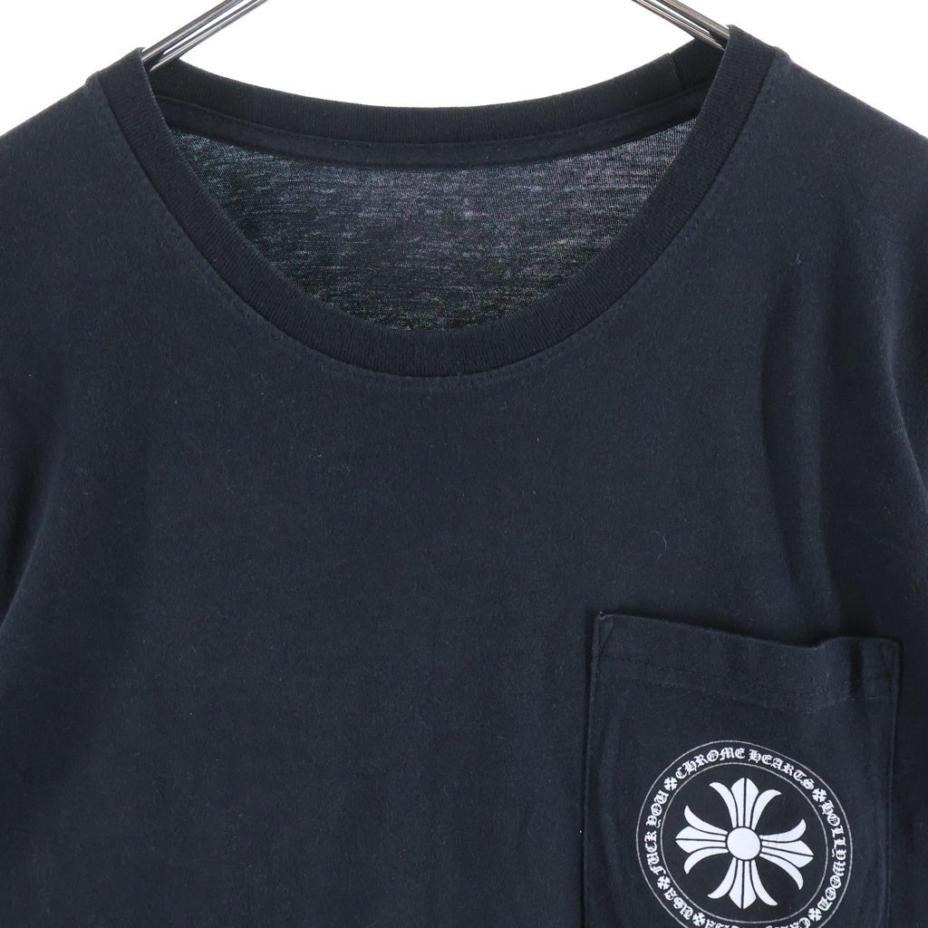 CHROME HEARTS(クロムハーツ) CH Plus L/S Tee CHプラスサークルロゴ アームプリント 長袖Tシャツ ブラック