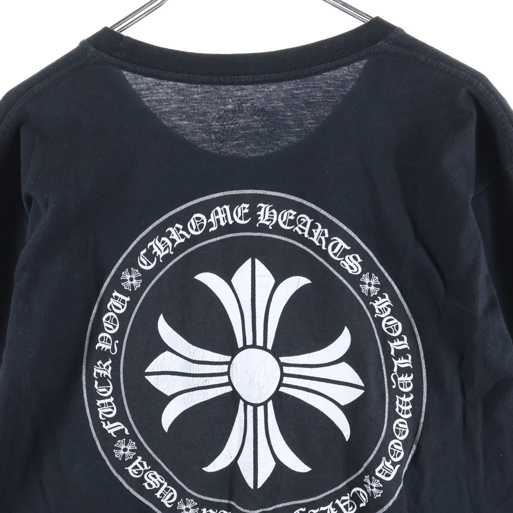 CHROME HEARTS(クロムハーツ) CH Plus L/S Tee CHプラスサークルロゴ アームプリント 長袖Tシャツ ブラック