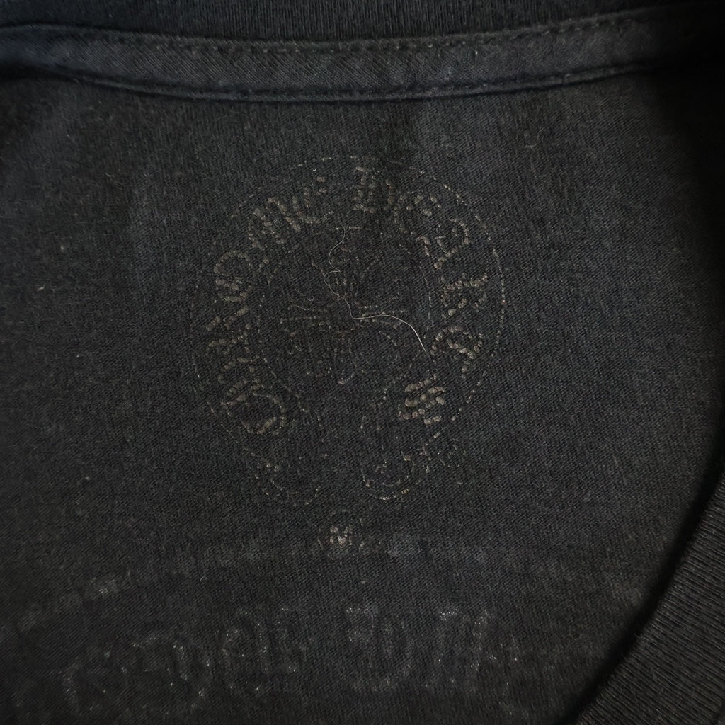 CHROME HEARTS(クロムハーツ) CH Plus L/S Tee CHプラスサークルロゴ アームプリント 長袖Tシャツ ブラック