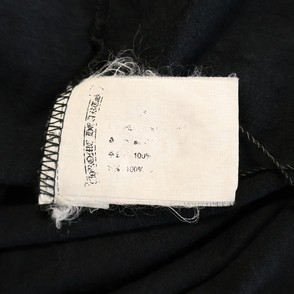 CHROME HEARTS(クロムハーツ) CH Plus L/S Tee CHプラスサークルロゴ アームプリント 長袖Tシャツ ブラック