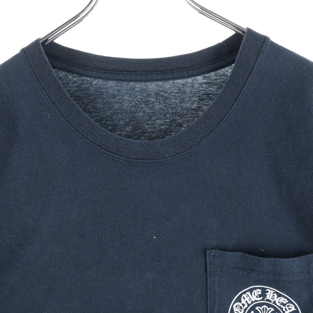 CHROME HEARTS(クロムハーツ) Horseshoe S/S Tee バックホースシュープリント 半袖Tシャツカットソー ブラック