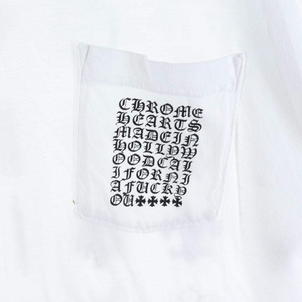 CHROME HEARTS(クロムハーツ) CH S/S Tee バックマルチプリント 半袖Tシャツカットソー ホワイト