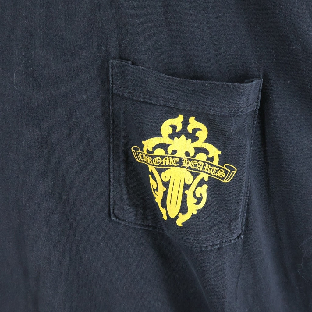 CHROME HEARTS(クロムハーツ) Vine Dagger S/S Tee ヴァインダガー 半袖Tシャツカットソー ブラック/イエロー