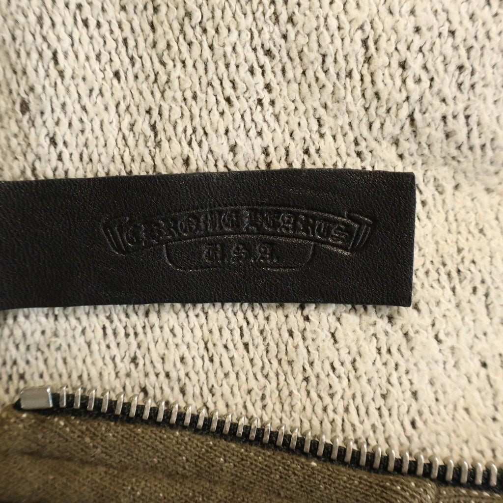 CHROME HEARTS(クロムハーツ) Y NOT SWTSHRT ZIP ワイノット ハーフジップアップ カーキ