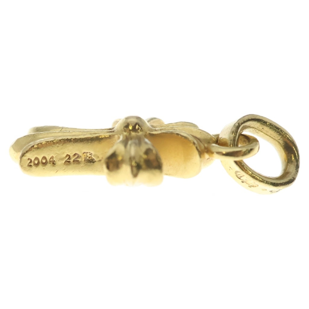 CHROME HEARTS(クロムハーツ) 22K CRS BBYFAT ベイビーファットクロス ペンダントトップ ゴールドBCA037
