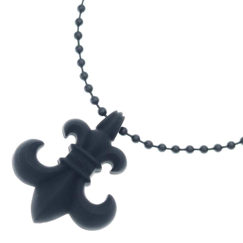 CHROME HEARTS(クロムハーツ) RUBBER BS FLUER ラバーフレア シリコンネックレス ブラック
