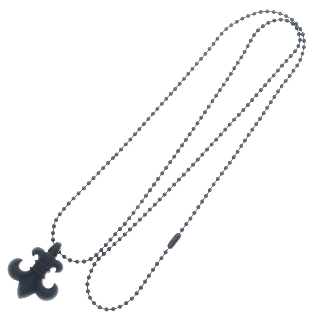 CHROME HEARTS(クロムハーツ) RUBBER BS FLUER ラバーフレア シリコンネックレス ブラック