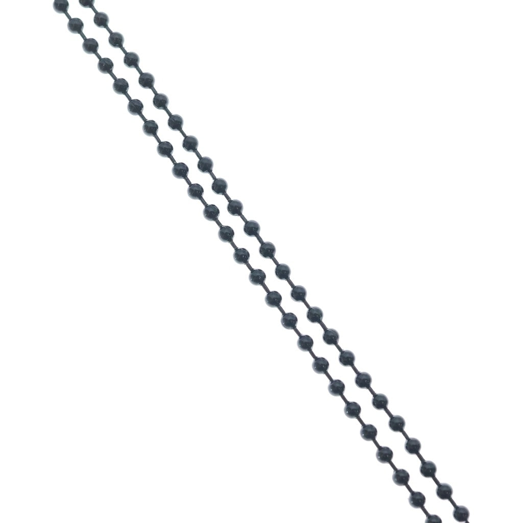 CHROME HEARTS(クロムハーツ) RUBBER BS FLUER ラバーフレア シリコンネックレス ブラック