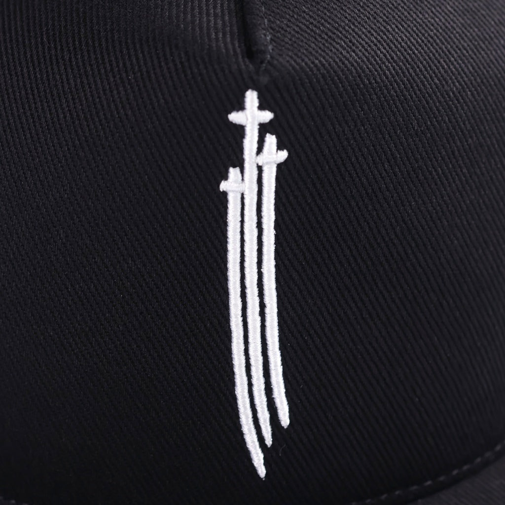 CHROME HEARTS(クロムハーツ) RS3 CROSS BASEBALL CAP ベースボールキャップ ブラック