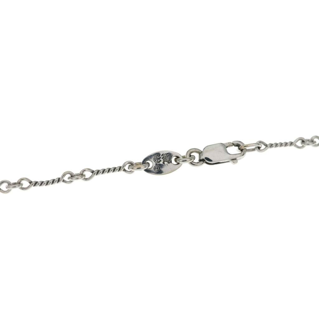 CHROME HEARTS(クロムハーツ) 18KWG NECKCHAIN T20 ツイストチェーンネックレス 20inch ホワイトゴールド BCA003 ー