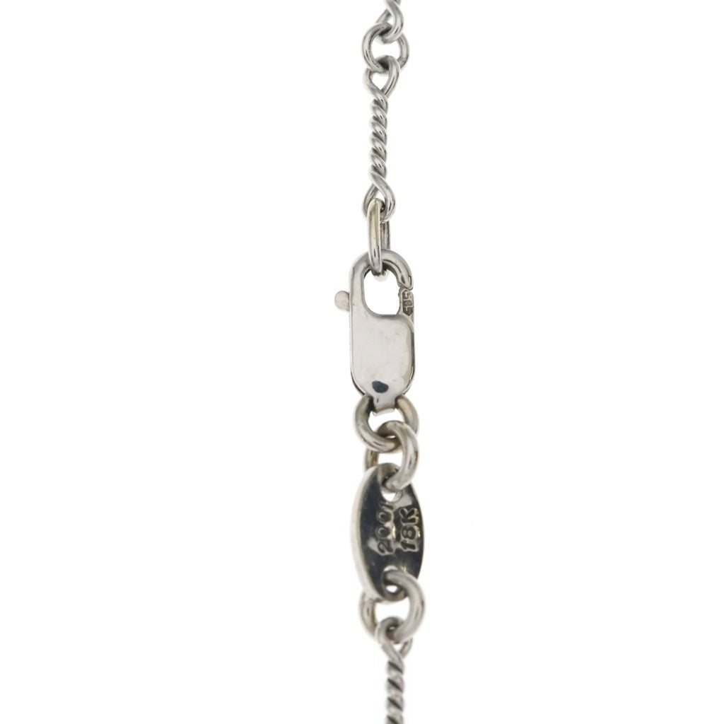 CHROME HEARTS(クロムハーツ) 18KWG NECKCHAIN T20 ツイストチェーンネックレス 20inch ホワイトゴールド BCA003 ー
