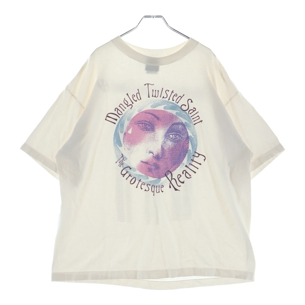 SAINT MICHAEL(セントマイケル) SW_SS T-SHIRT/TWISTED SAINT/WHT Sean Wotherspoon ショーン ウェザースプーン プリントTシャツ SM-MK8-0000-C09 ホワイト