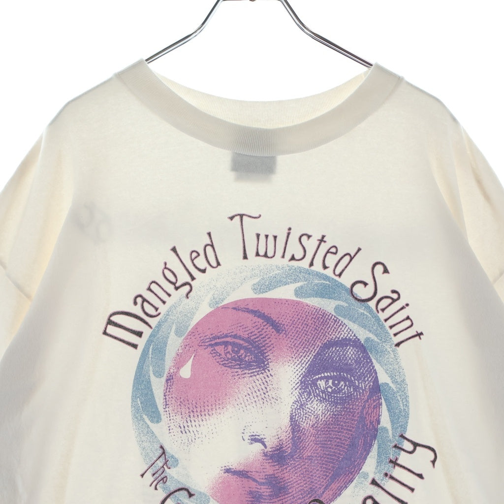 SAINT MICHAEL(セントマイケル) SW_SS T-SHIRT/TWISTED SAINT/WHT Sean Wotherspoon ショーン ウェザースプーン プリントTシャツ SM-MK8-0000-C09 ホワイト
