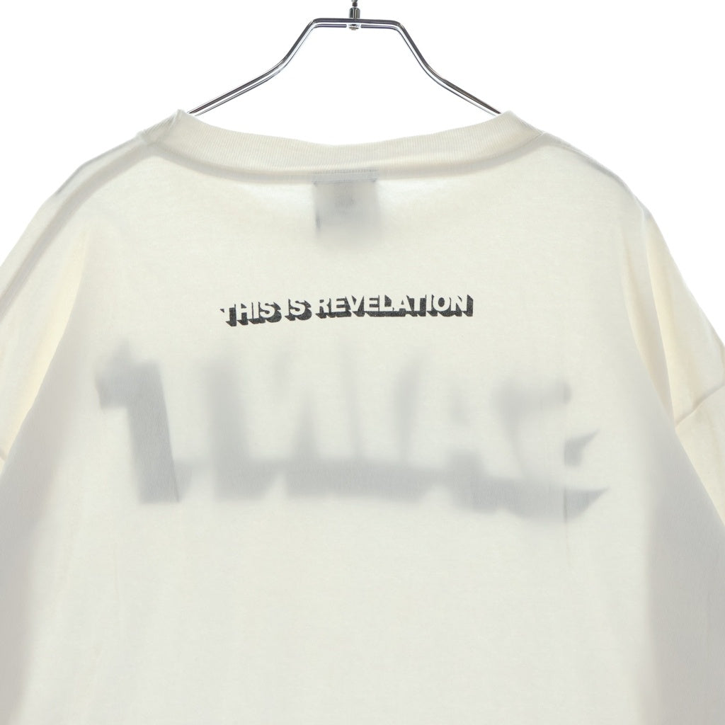 SAINT MICHAEL(セントマイケル) SS TEE SAINT WHITE ロゴ プリントTシャツ SM-HR1-0000-018 ホワイト