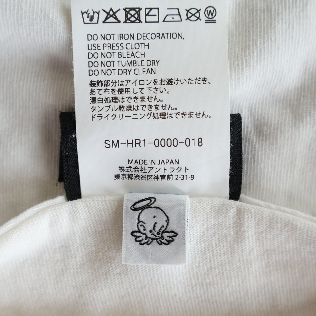 SAINT MICHAEL(セントマイケル) SS TEE SAINT WHITE ロゴ プリントTシャツ SM-HR1-0000-018 ホワイト