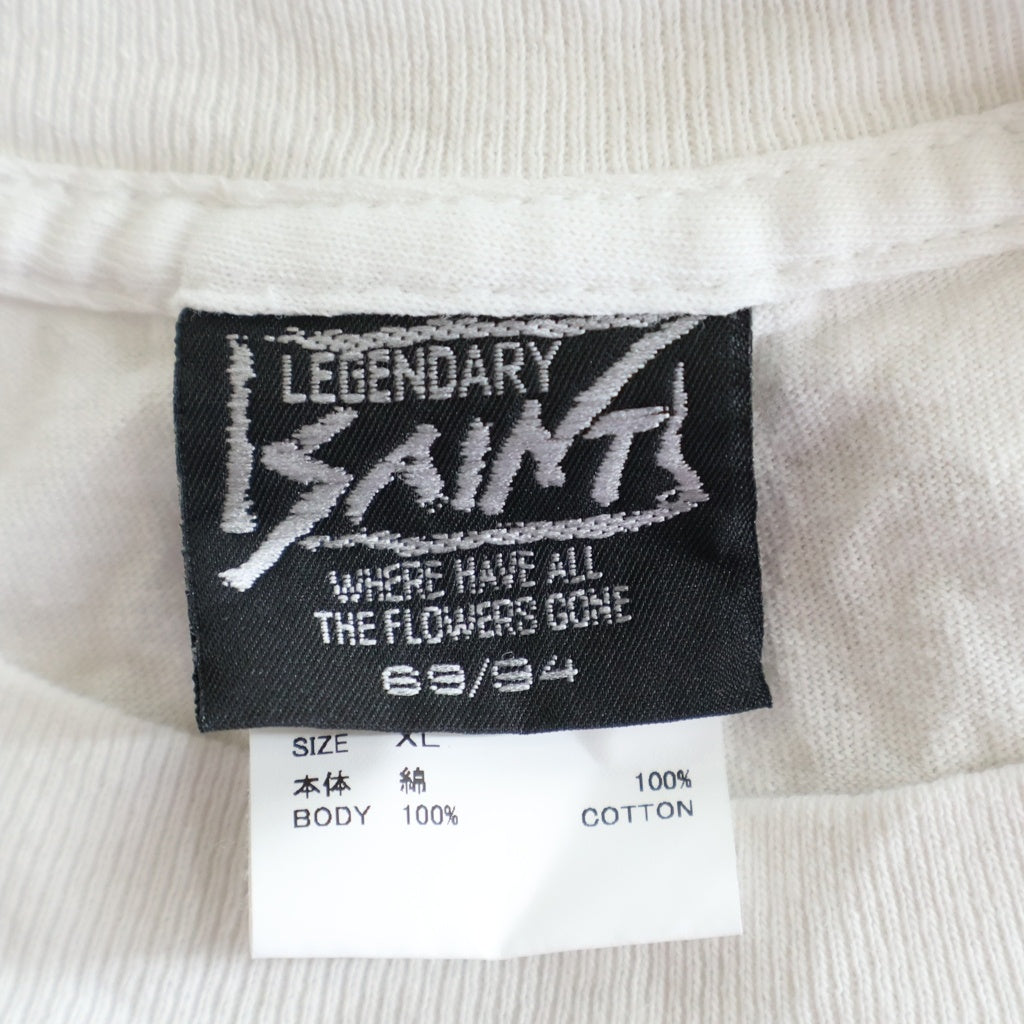 SAINT MICHAEL(セントマイケル) 25AW ×Babylon SAINT BABYLON Tee バビロン プリントTシャツ SM-HR1-0000-C48 ホワイト