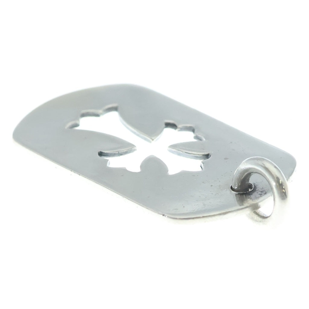 CHROME HEARTS(クロムハーツ) D TAG LRG CO CRS カットアウトクロスドッグタグ ラージ ペンダントトップ シルバー BCA239