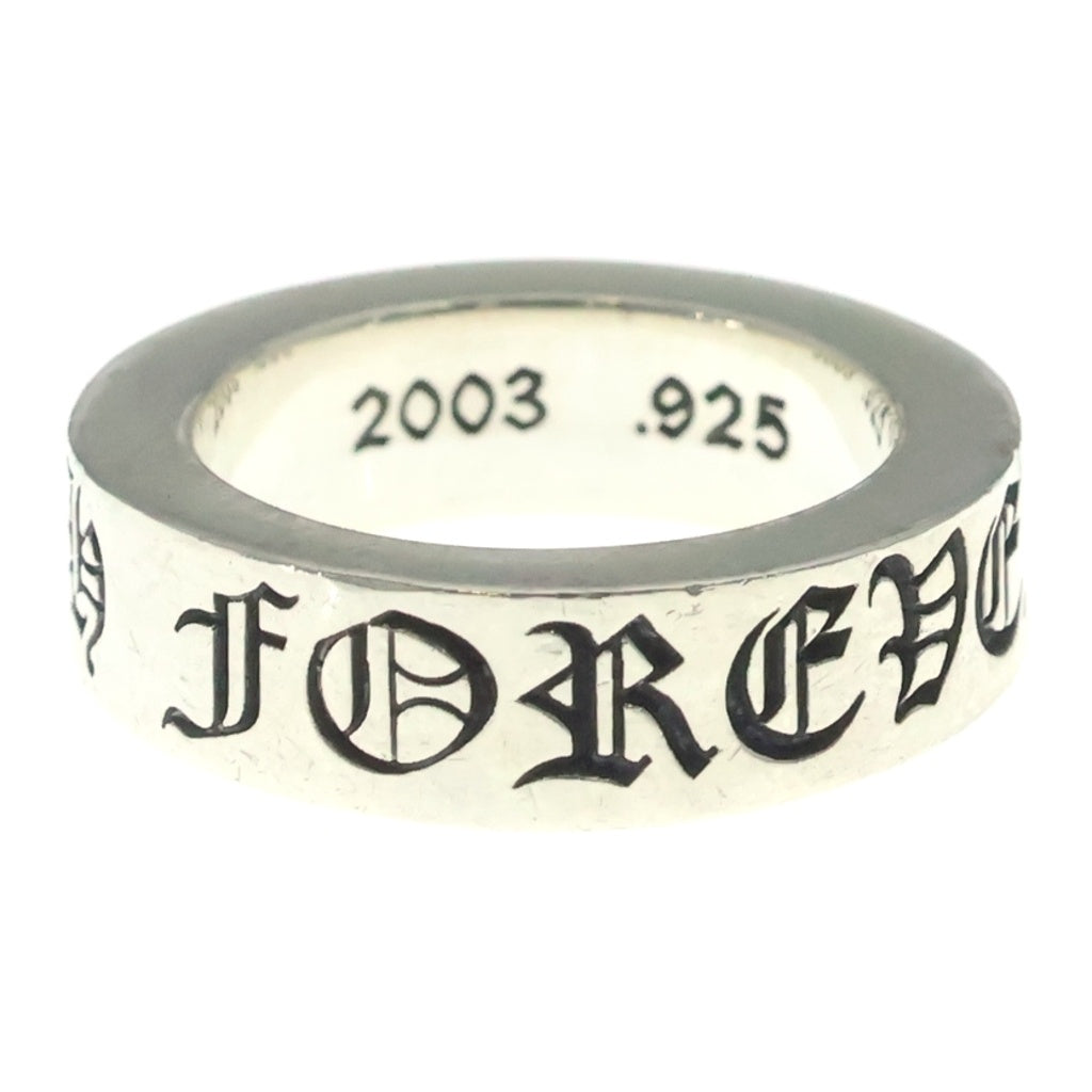 CHROME HEARTS(クロムハーツ) 6mm SPACER FOREVER 6mmスペーサーリング フォーエバーシルバーBCA337 レディース