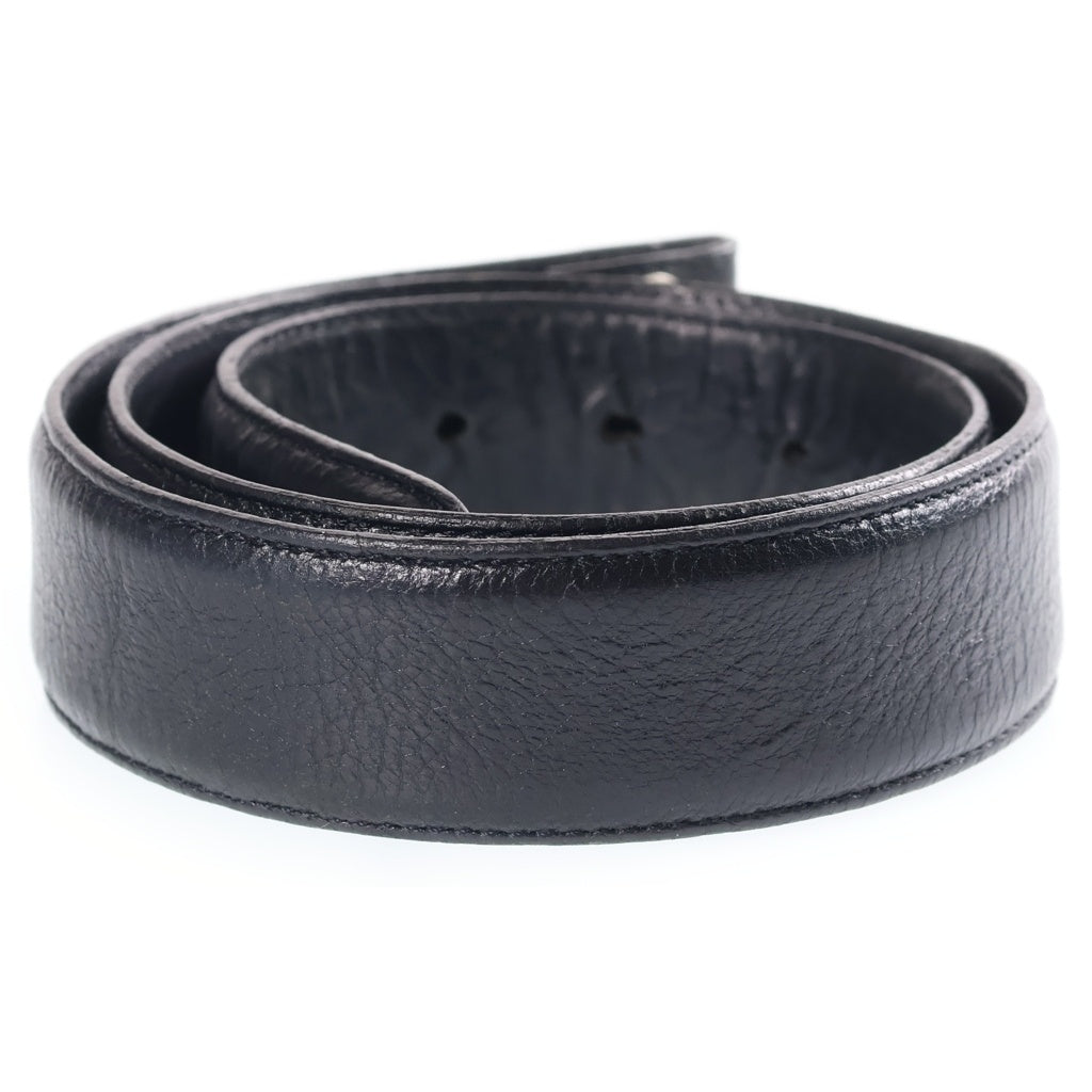 CHROME HEARTS(クロムハーツ) 1.5 STRAP 1.5インチ ホースシューリベッツ レザーベルトストラップ ブラック