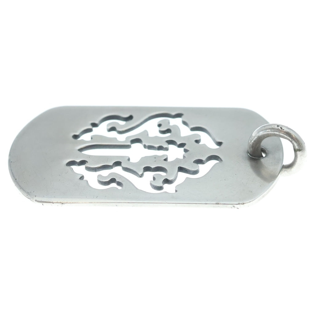 CHROME HEARTS(クロムハーツ) D TAG LRG DAGGER ヴァインダガーカットアウトドッグタグ ラージ ペンダントトップ シルバー BCA240