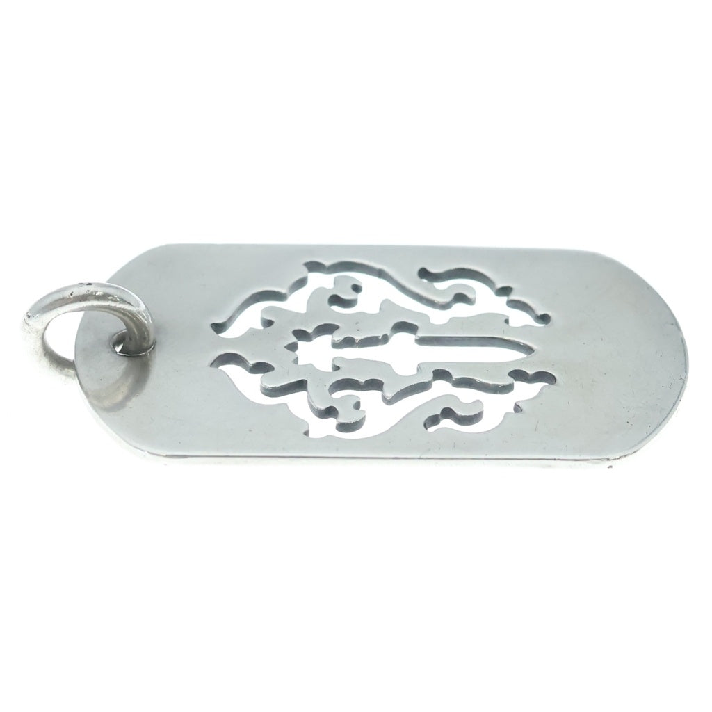 CHROME HEARTS(クロムハーツ) D TAG LRG DAGGER ヴァインダガーカットアウトドッグタグ ラージ ペンダントトップ シルバー BCA240