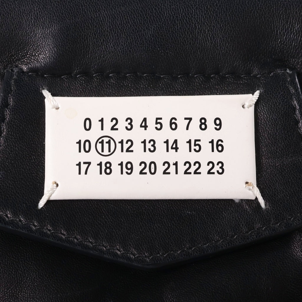 Maison Margiela(メゾンマルジェラ) GLAM SLAM FLAT POCKET グラムスラム フラットポケット ショルダーバッグ SB1WG0005 ブラック レディース