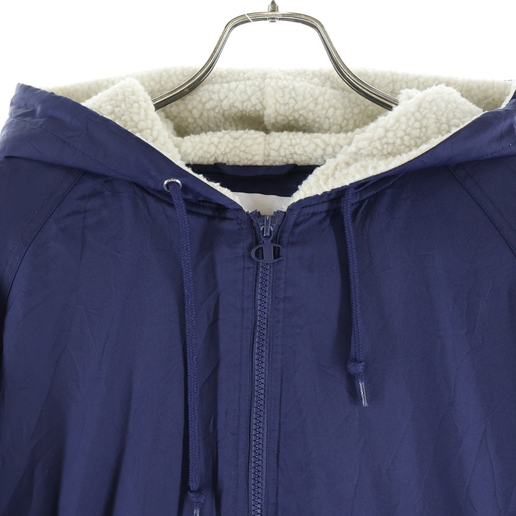 SUPREME(シュプリーム) ×Champion 17AW Sherpa Lined Hooded Jacket シェルパ ラインド フーデッド ジャケット ネイビー