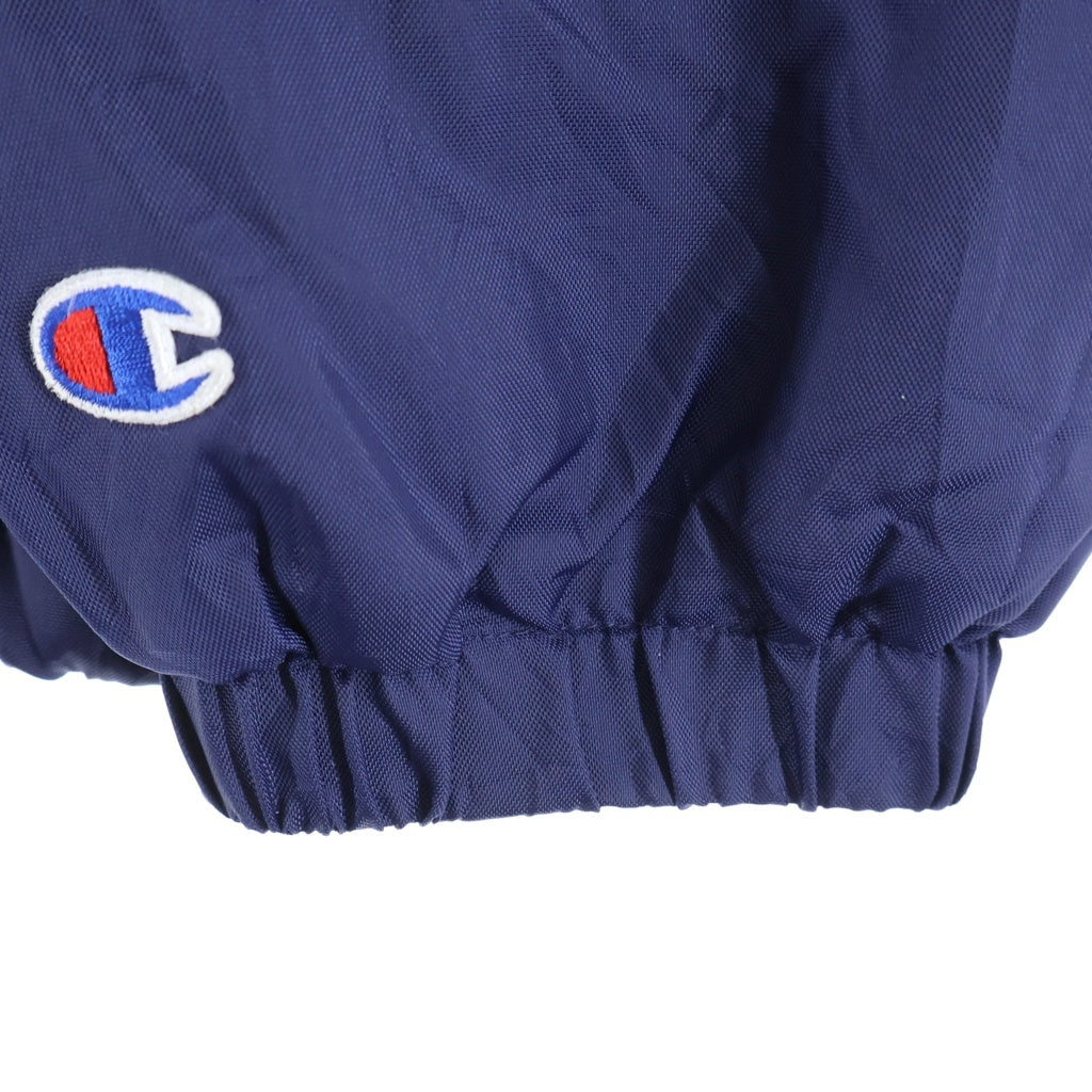 SUPREME(シュプリーム) ×Champion 17AW Sherpa Lined Hooded Jacket シェルパ ラインド フーデッド ジャケット ネイビー