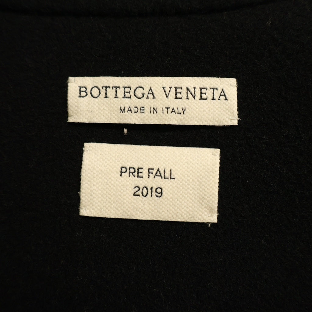 BOTTEGA VENETA(ボッテガヴェネタ) 19AW レザー切替ウールジャケット EPBV-19-1454 ブラック