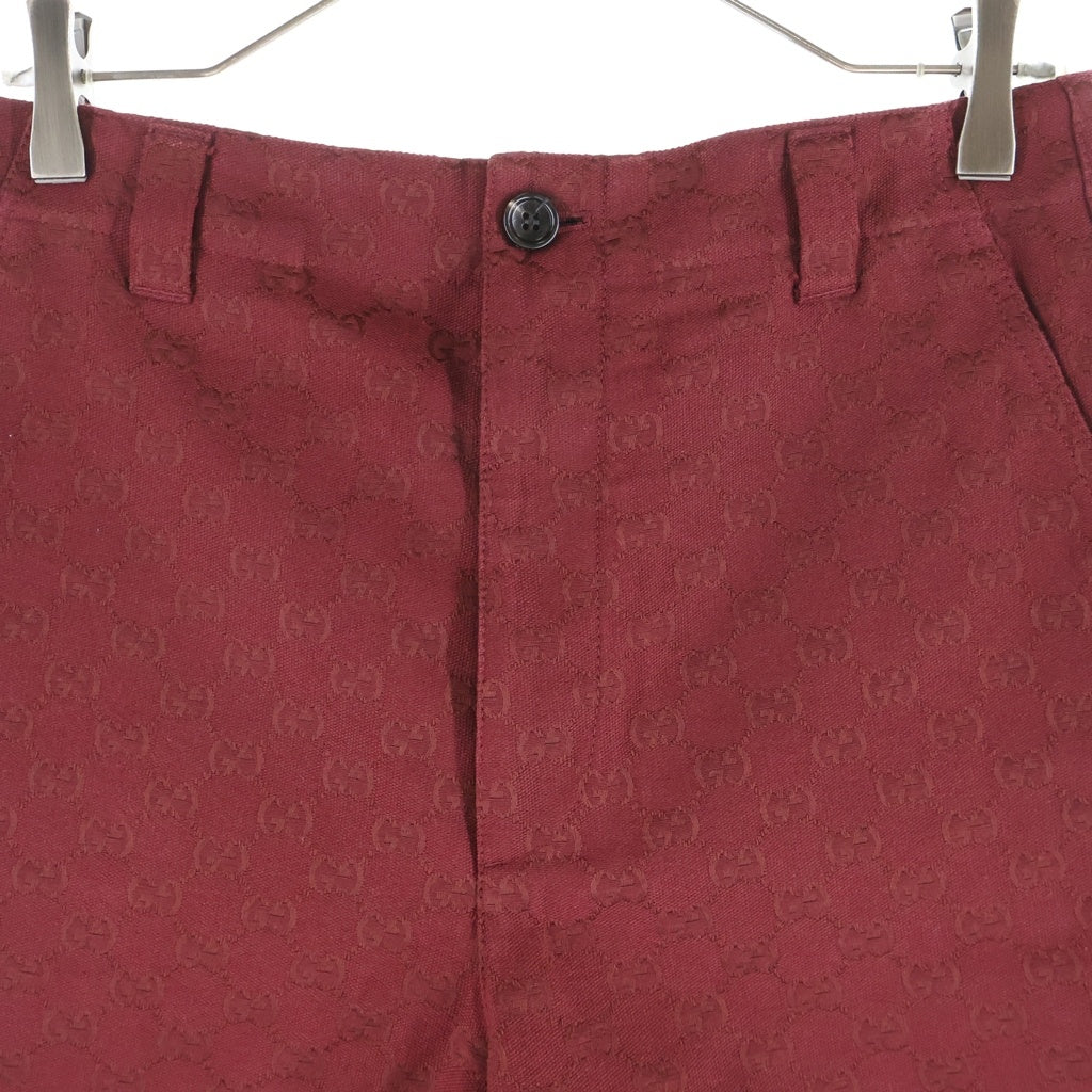 GUCCI(グッチ) Short Pants GG コットン ショートパンツ 791566 ZAF4S レッド