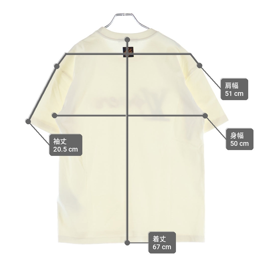 LOUIS VUITTON(ルイヴィトン) 24AW LV Lovers ビジューロゴ装飾 半袖Tシャツ RM242MM NPL HRY29W ホワイト