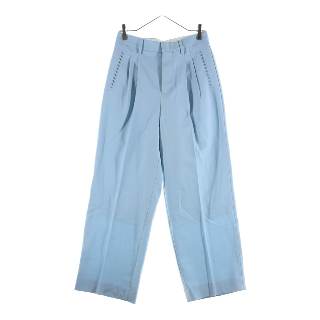 AMI Alexandre Mattiussi(アミアレクサンドルマテュッシ) STRAIGHT FIT TROUSERS ストレート フィット トラウザーズ パンツ AHTR508 ブルー