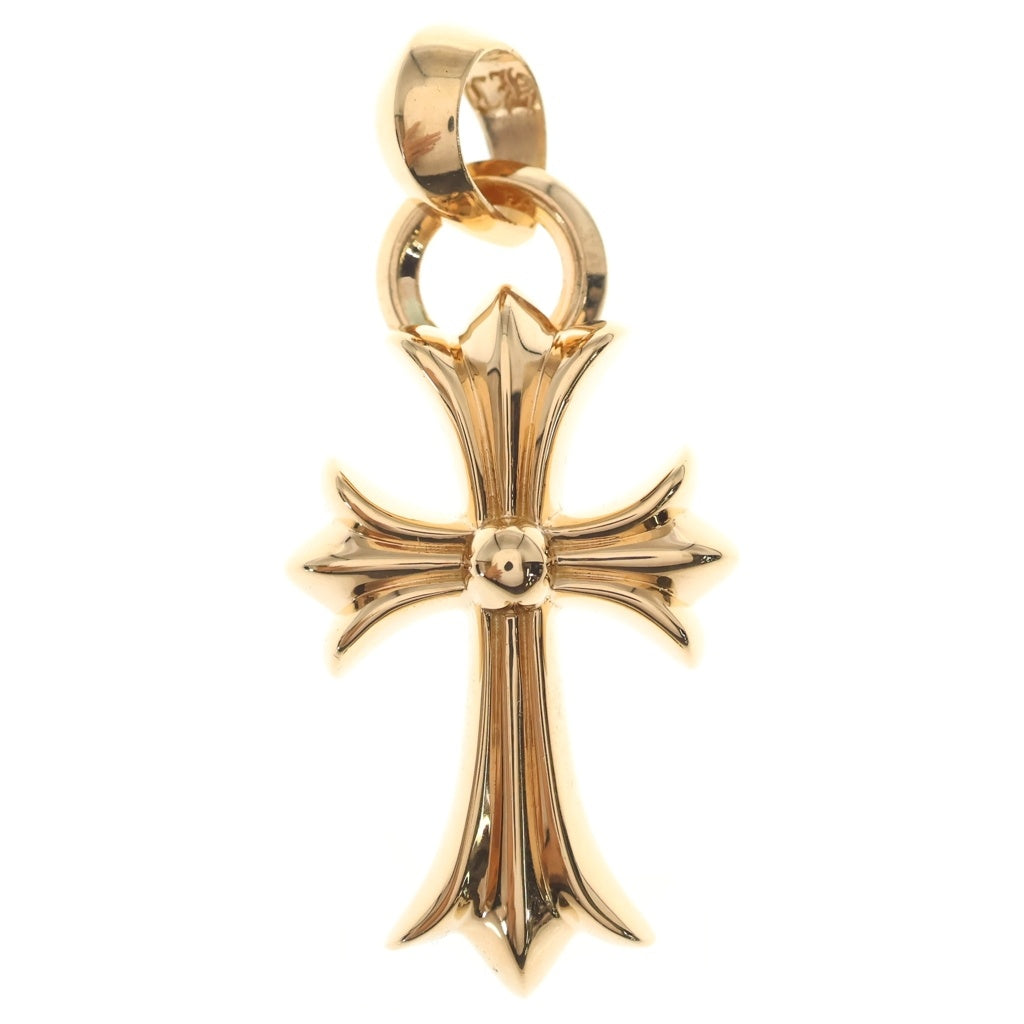 CHROME HEARTS(クロムハーツ) 22K CH CRS SML W/BALE スモールCHクロス Wベイル ペンダントトップ ゴールド