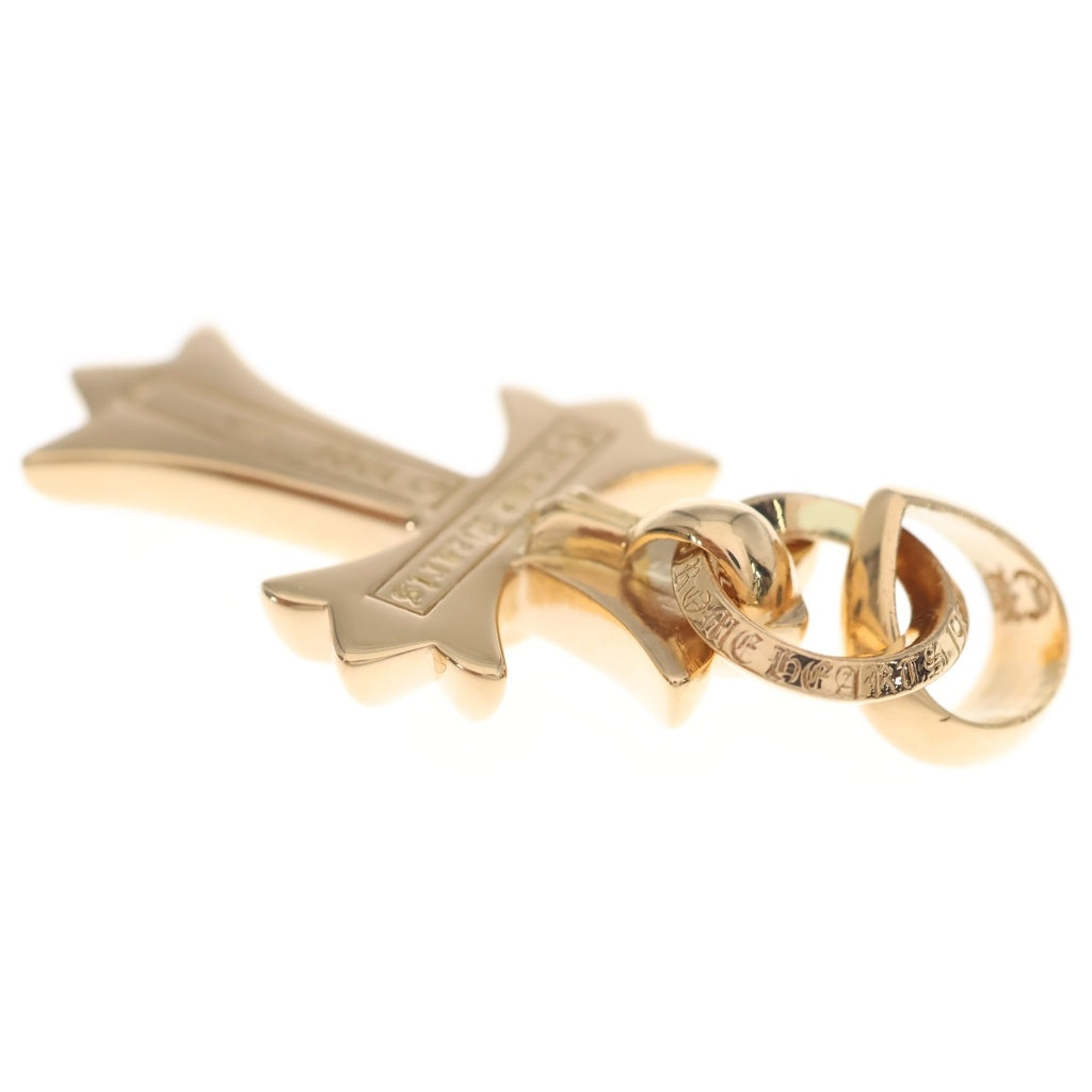 CHROME HEARTS(クロムハーツ) 22K CH CRS SML W/BALE スモールCHクロス Wベイル ペンダントトップ ゴールド