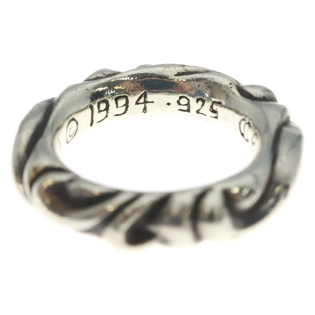 CHROME HEARTS(クロムハーツ) SCRL BAND スクロールバンド リング シルバー BCA351