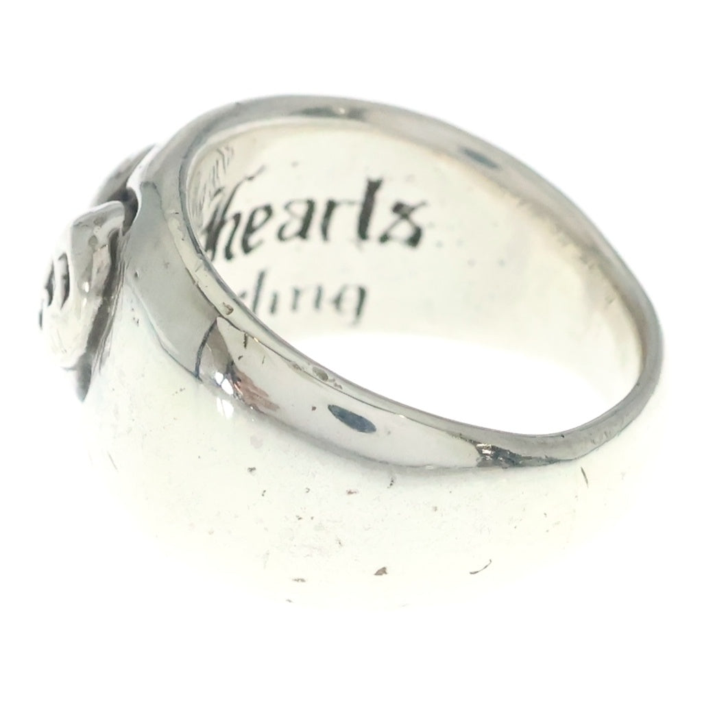 CHROME HEARTS(クロムハーツ) HEART IN BAND ハートインバンドリング シルバー