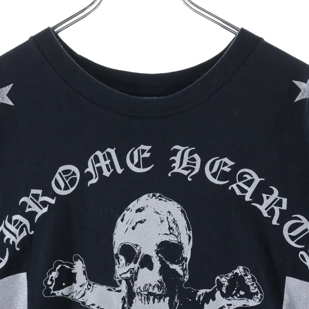CHROME HEARTS(クロムハーツ) Harris Teeter S/S Tee ハリスティータ プリント半袖Tシャツ ブラック/シルバー