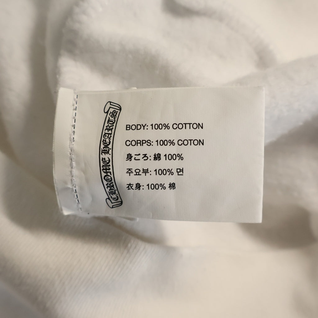 CHROME HEARTS(クロムハーツ) Made In Hollywood 3 Icon Pullover Zip-Up Hoodie メイドインハリウッド 3アイコン ジップアップフーディー スウェットパーカー ホワイト
