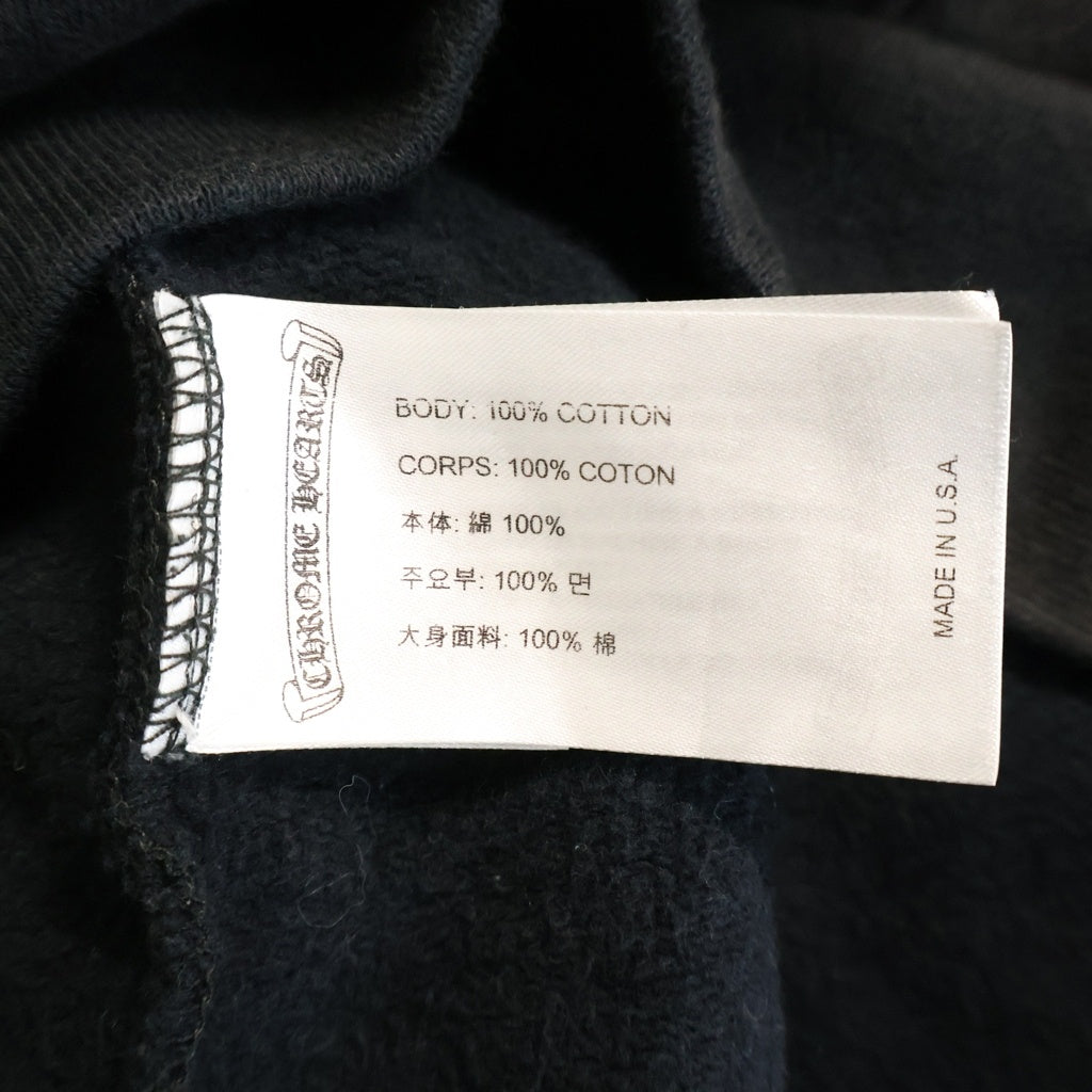 CHROME HEARTS(クロムハーツ) Miami Vertical Logo Pullover Hoodie マイアミ限定 ヴァーティカルロゴ プルオーバー フーディー ブラック