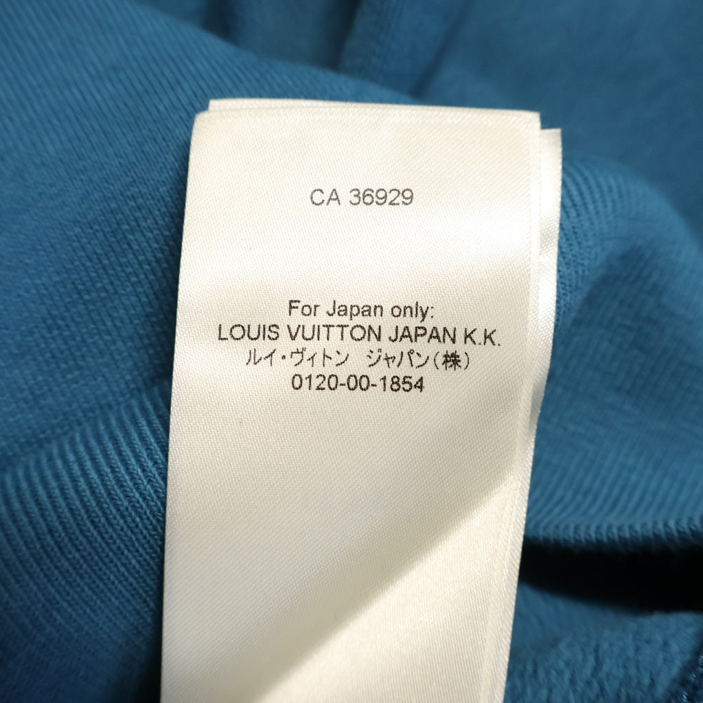 LOUIS VUITTON(ルイヴィトン) 22AW シグネチャーフーディウィズエンブロイダリー プルオーバー スウェットパーカー ブルー RM222E IHN HNY56W